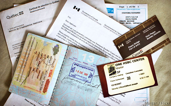There is lots of paperwork to deal with when moving abroad.