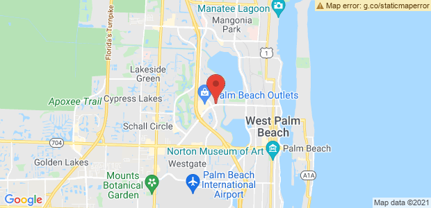 West Palm Beach,Florida Map